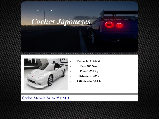 HTML/Hondansx2005 screenshot