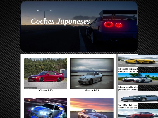 HTML/Nissan screenshot