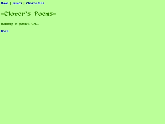 clover_poems screenshot