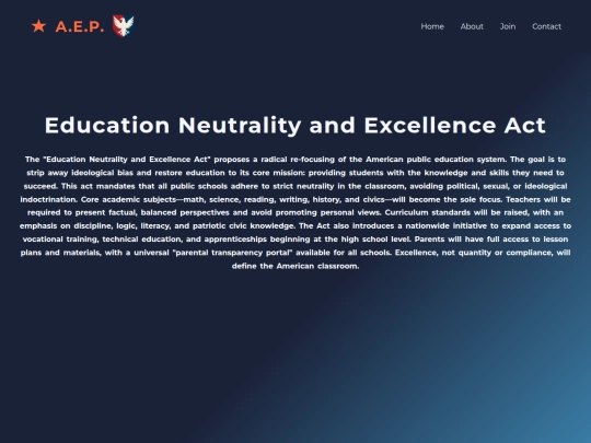 education screenshot