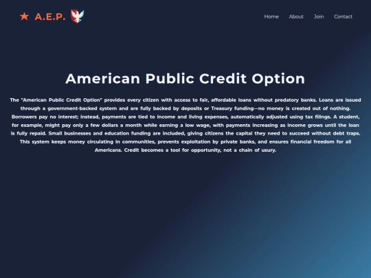 publiccredit screenshot