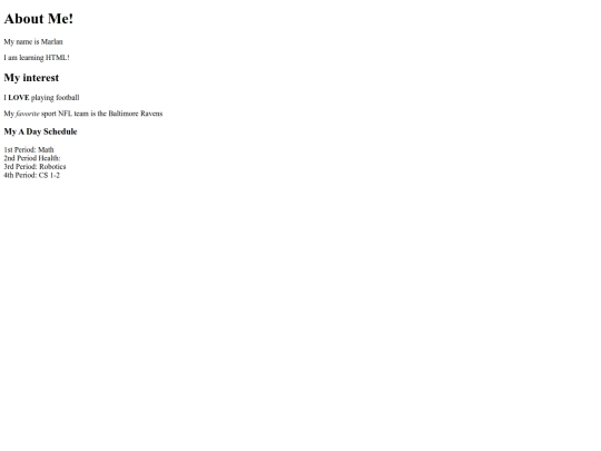 aboutme screenshot