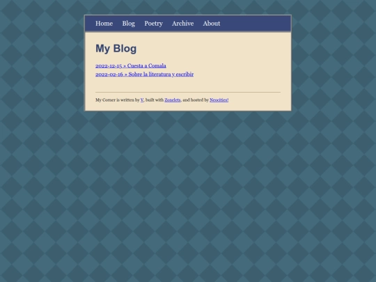 blog screenshot