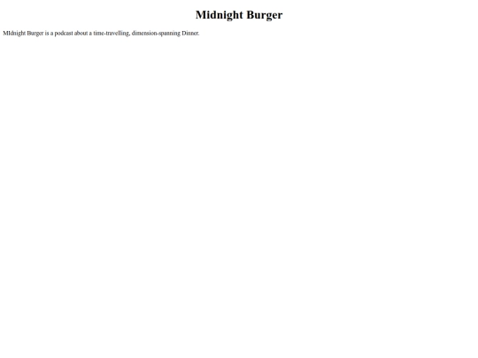 workshop/Midnight-Burger screenshot