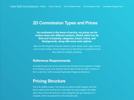 2d-commission-types-and-prices screenshot