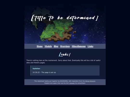 links screenshot