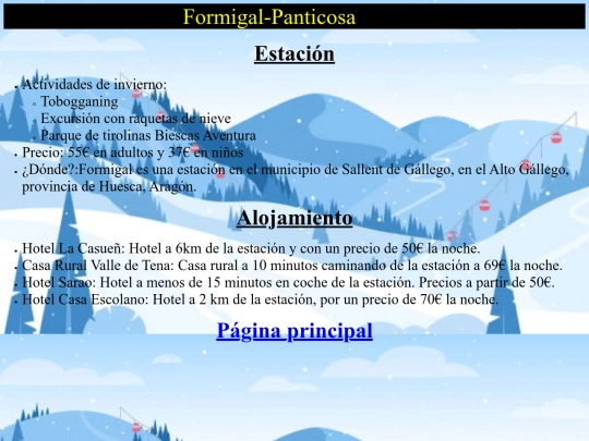 mi pagina web/Formigal-Panticosa screenshot