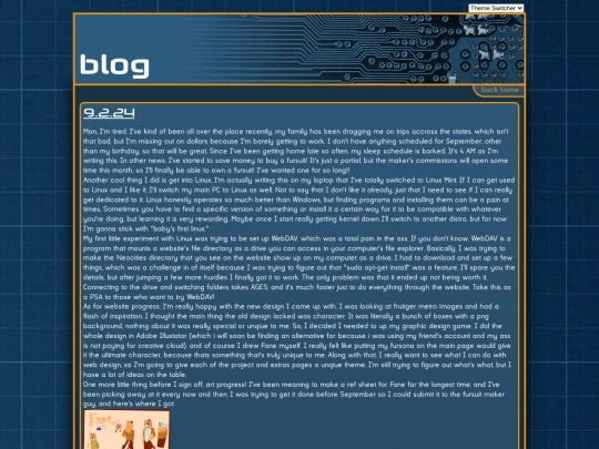projects/blog screenshot