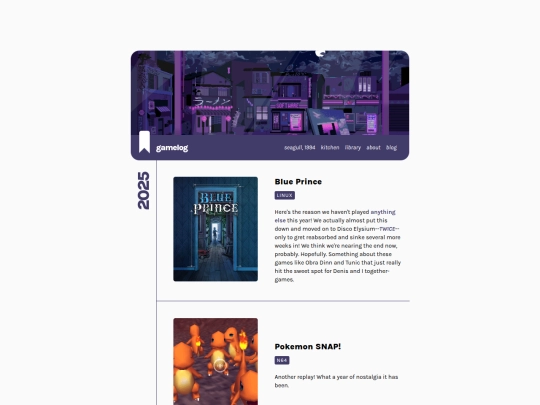 gamelog screenshot