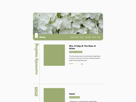 library screenshot
