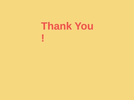 Thank you screenshot