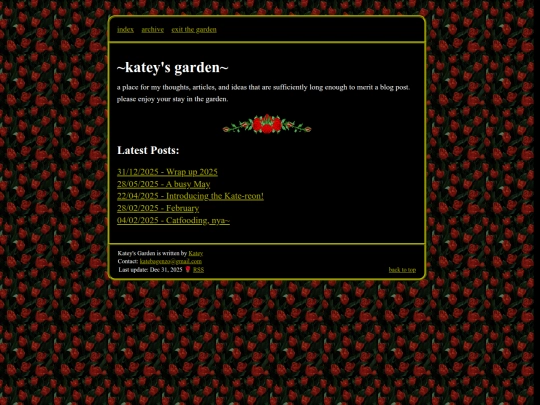 blog screenshot