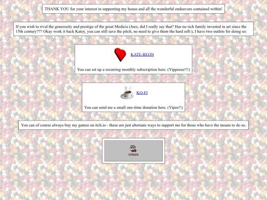 pages/donate screenshot