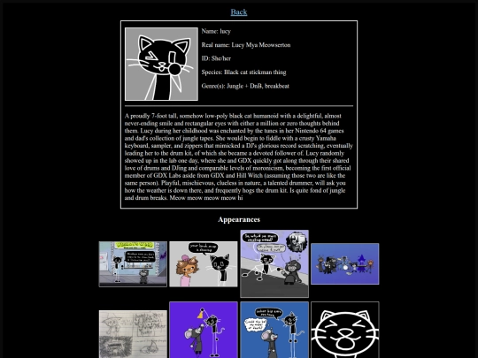 Bios/lucy screenshot