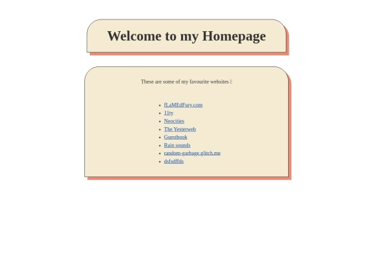 links screenshot