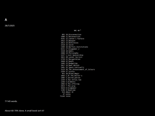 Thoughts/Sixty Percent screenshot