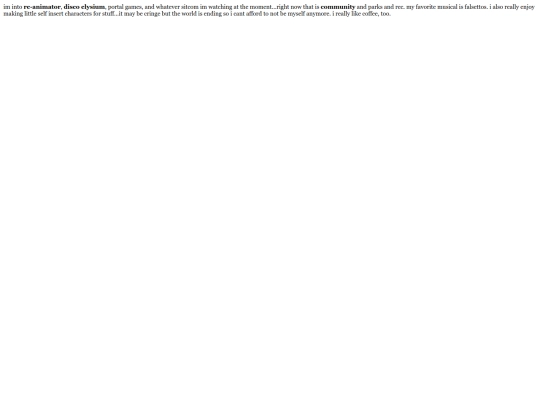 IFRAMES/about/interests screenshot