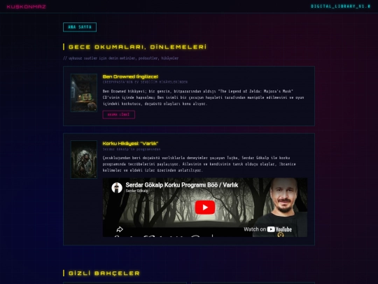 library screenshot