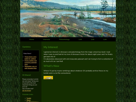 paleontology screenshot