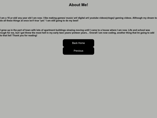 about-me screenshot