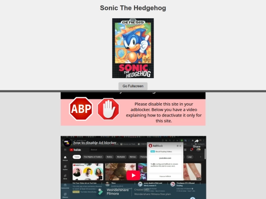 sonicgame screenshot