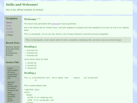 index screenshot