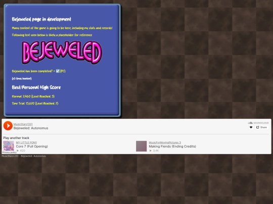 progressions/bejeweled screenshot