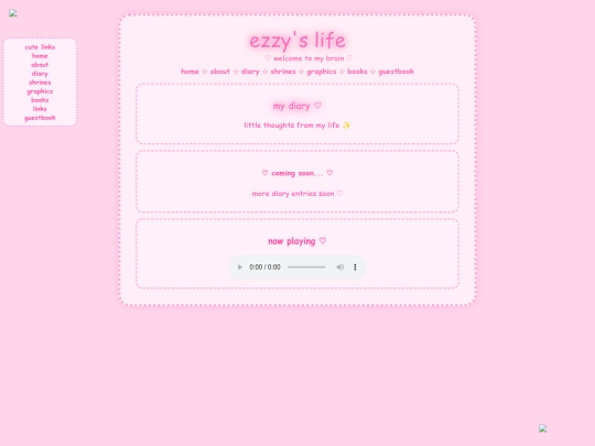 diary screenshot