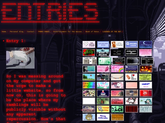 personalblog screenshot