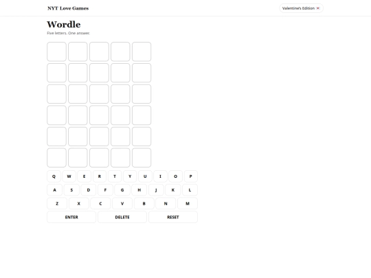 wordle screenshot