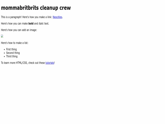 index screenshot