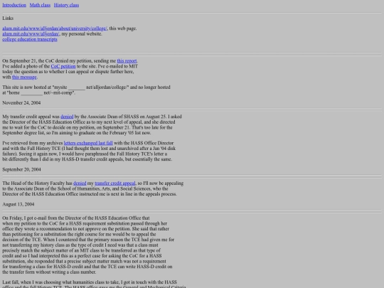 about/university/college screenshot