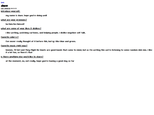 webmaster/dave screenshot