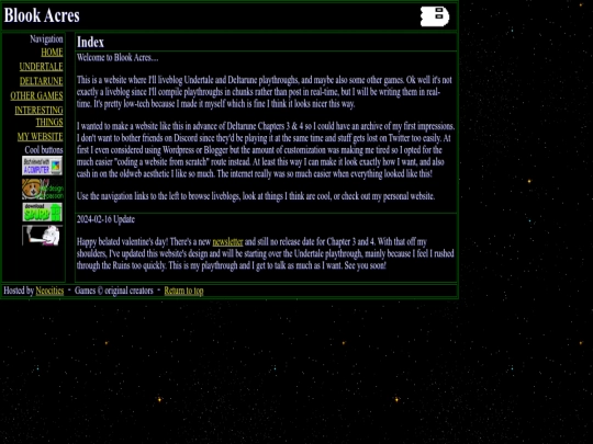 index screenshot