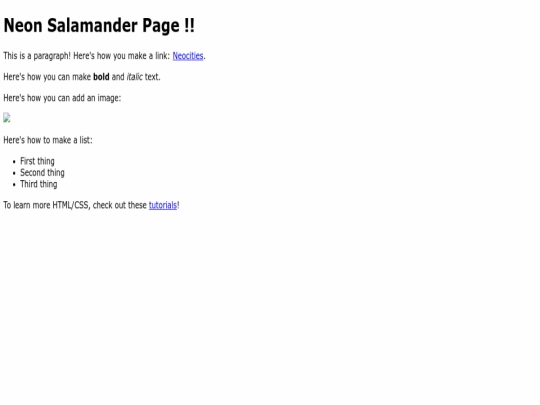 index screenshot