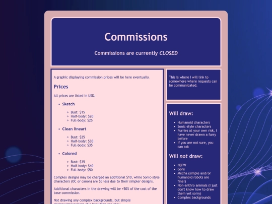 comms screenshot