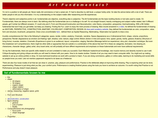 ArtThoughts/fundementals/artFundementals screenshot