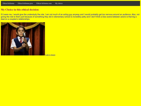 EthicalDecisionmychoice screenshot