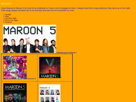 Favoriteband screenshot