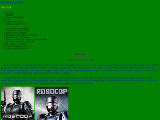 Moviereview screenshot