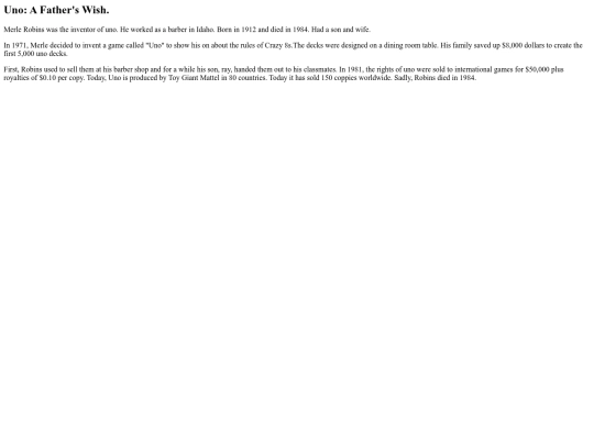 index screenshot