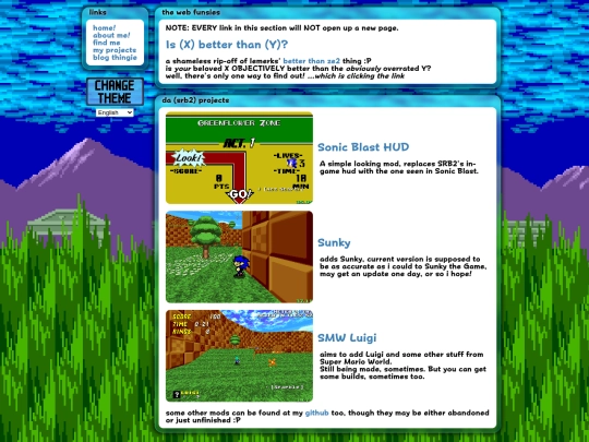 projects screenshot