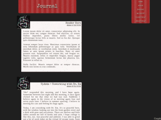 journal screenshot