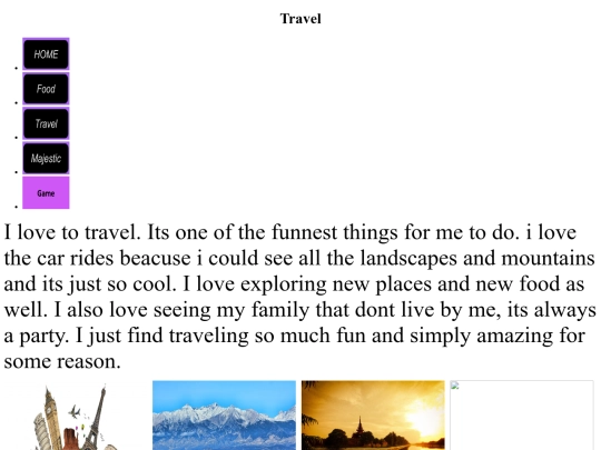 travel screenshot