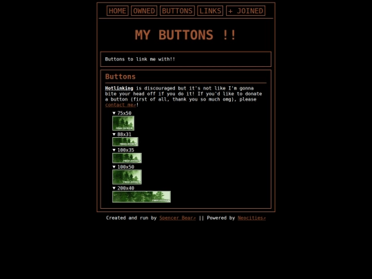 buttons screenshot