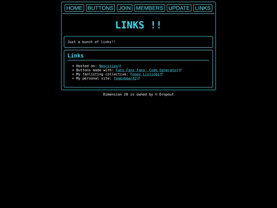 d20/links screenshot