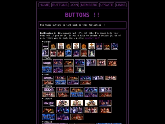 starkid/buttons screenshot