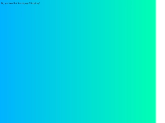 secretpage screenshot