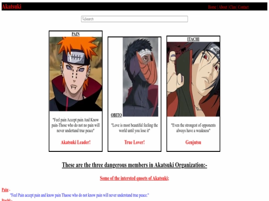 index screenshot