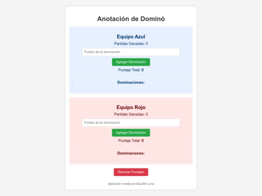 NUEVA ANOTACION DE DOMINOES screenshot